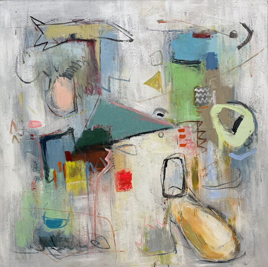 Abstract Paintings 48x48