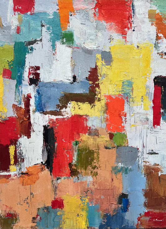Abstract 36x48 80