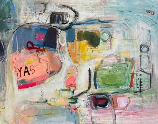 Abstract 48x60 38