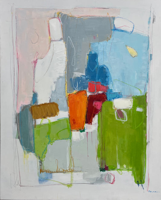 Abstract 48x60 6